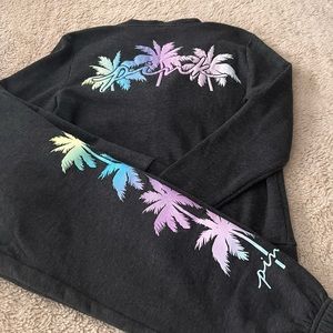 VS Pink Limited Edition Palm Tree Hoodie  and Sweatpants